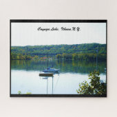 CAYUGA LAKE IN AUTUMN LEGPUZZEL (Horizontaal)