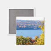 CAYUGA LAKE IN AUTUMN magneet (Voorkant / Achterkant)