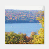 CAYUGA LAKE IN AUTUMN magneet (Voorkant)