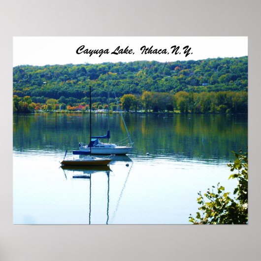 CAYUGA LAKE IN AUTUMN POSTER (Voorkant)