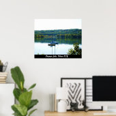 CAYUGA LAKE IN AUTUMN poster (Thuiskantoor)