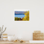 CAYUGA LAKE IN AUTUMN POSTER (Keuken)