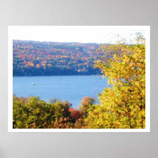 CAYUGA LAKE IN AUTUMN POSTER (Voorkant)