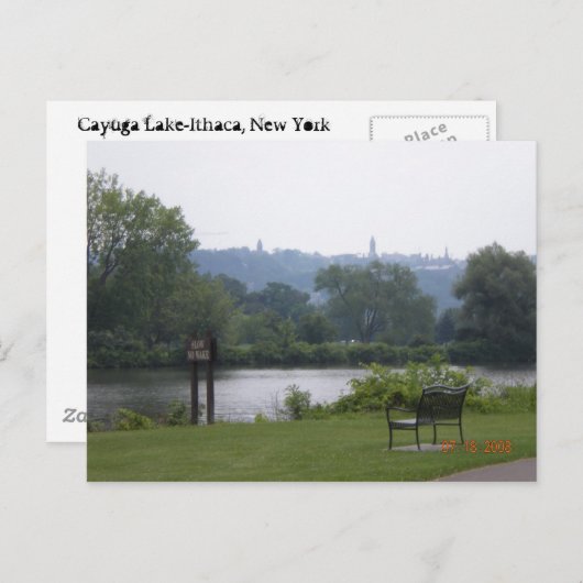 Cayuga Lake in Ithaca, New York Briefkaart (Voorkant / Achterkant)