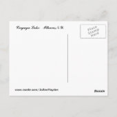 CAYUGA LAKE, ITHACA, N.Y.-briefkaart Briefkaart (Achterkant)