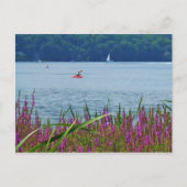 CAYUGA LAKE, ITHACA, N.Y.-briefkaart Briefkaart (Voorkant)