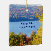 CAYUGA LAKE, ITHACA, N.Y.-siermiddel Keramisch Ornament (Rechts)