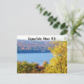 CAYUGA LAKE, ITHACA, NEW YORK briefkaart (Staand voorkant)