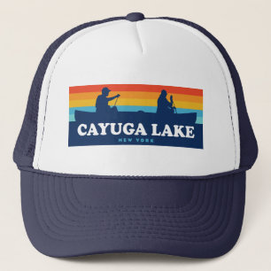 Cayuga Lake New York Canoe Trucker Pet