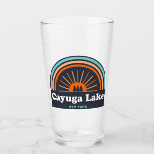 Cayuga Lake New York Rainbow Glas
