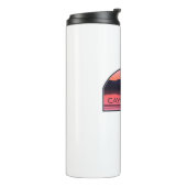 Cayuga Lake New York Red Sunrise Thermosbeker (Gedraaid links)