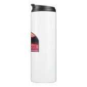 Cayuga Lake New York Red Sunrise Thermosbeker (Geroteerd rechts)