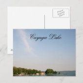 CAYUGA LAKE, NEW YORK STATE briefkaart (Voorkant / Achterkant)