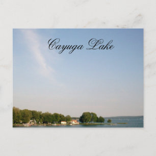 CAYUGA LAKE, NEW YORK STATE briefkaart