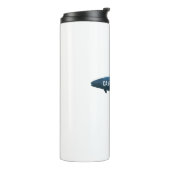 Cayuga Lake New Yorkse vis Thermosbeker (Gedraaid links)