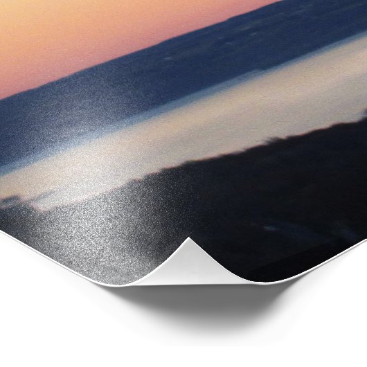 Cayuga Lake op Sunset Foto Afdruk (Hoek)