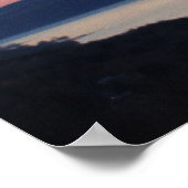 Cayuga Lake op Sunset Poster (Hoek)