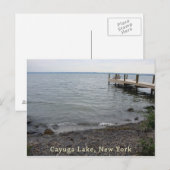 Cayuga Lake Rocky Beach Briefkaart (Voorkant / Achterkant)