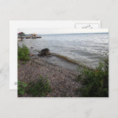 Cayuga Lake Rocky Beach Briefkaart (Voorkant / Achterkant)