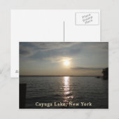 Cayuga Lake Sunset Briefkaart