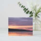 Cayuga Lake Sunset Briefkaart (Staand voorkant)