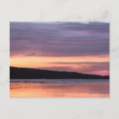 Cayuga Lake Sunset Briefkaart (Voorkant)