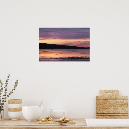 Cayuga Lake Sunset Poster (Keuken)