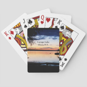 CAYUGA MEER ITHACA NEW YORK POKERKAARTEN