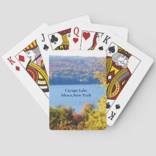 CAYUGA MEER, ITHACA, NEW YORK POKERKAARTEN
