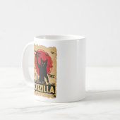 CaZilla Tweedekker Kat Koffiemok (Voorkant links)