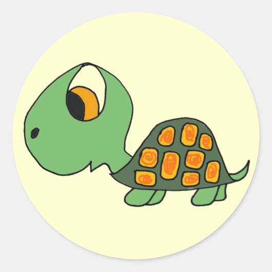 CB- Cartoon Turtle Stickers (Voorkant)