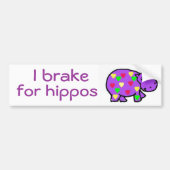 CB-I-rem voor hippos-bumper sticker (Voorkant)