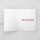 CB- Paardenkaart voor Cartoon Kaart (Binnen)