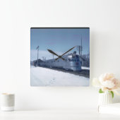 CB&Q "Pioneer Zephyr" #9900_Trains Vierkante Klok (Huis)