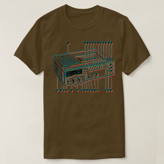 CB Radio Amateur Radio T-shirt (Design voorkant)