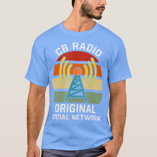 CB Radio Origineel Sociaal Netwerk HAM Radio T-shirt