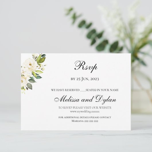 CB Tarjeta Boda RSVP (Staand voorkant)