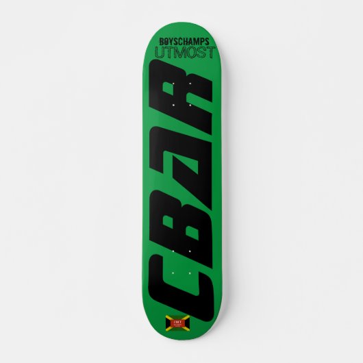 CBAR UTMOST Skateboard, 7¾" Deck Persoonlijk Skateboard (Voorkant)