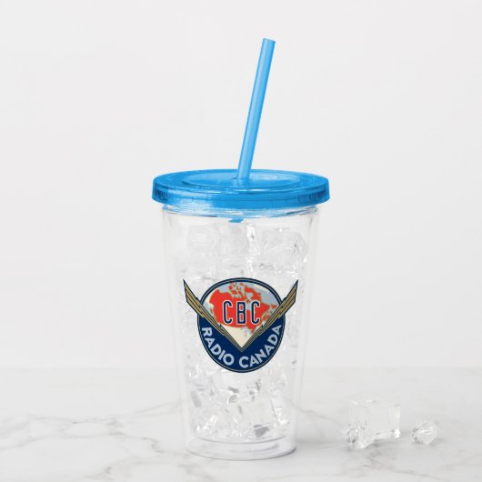 CBC 1940 Logo Acryl Tumbler Drinkbeker (Achterkant ijs)