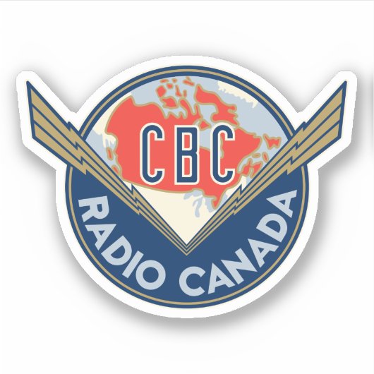 CBC 1940s Logo Sticker (Voorkant)