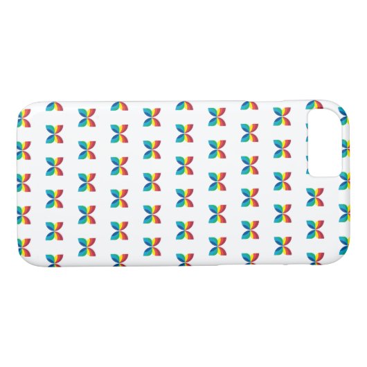 CBC 1966 Logo Pattern Case-Mate iPhone Case (Achterkant (Horizontaal))