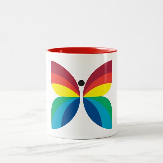 CBC 1966 Logo Tweekleurige Koffiemok (Center)