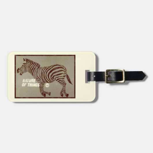 CBC 1966 - Natuur van de dingen Bagagelabel (Voorkant horizontaal)