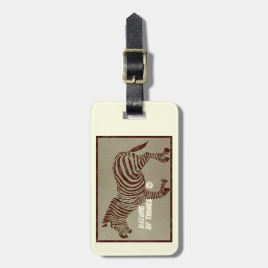 CBC 1966 - Natuur van de dingen Bagagelabel (Voorkant verticaal)