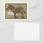 CBC 1966 - Natuur van de dingen Notitiekaartje (Voorkant / Achterkant)