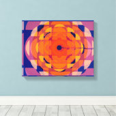 CBC 1970s Stijlvolle Logo Canvas Afdruk (Insitu (Houten vloer))