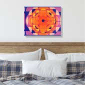 CBC 1970s Stijlvolle Logo Canvas Afdruk (Insitu (Slaapkamer))