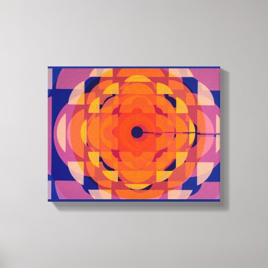 CBC 1970s Stijlvolle Logo Canvas Afdruk (Voorkant)