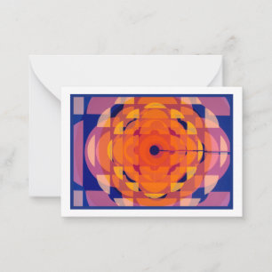 CBC 1970s Stijlvolle Logo Notitiekaartje