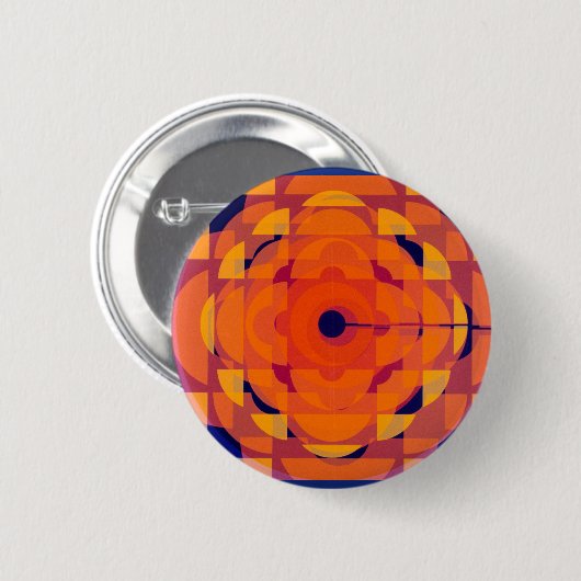 CBC 1970s Stijlvolle Logo Ronde Button 5,7 Cm (Voorkant /achterkant)